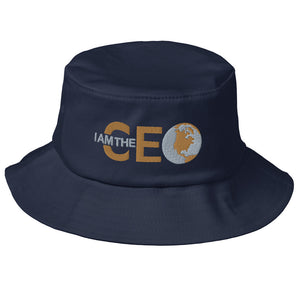 Old School I Am THE CEO Bucket Hat