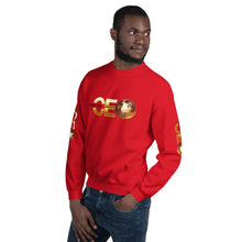 I am the CEO Unisex Sweatshirt (Red Sleeve)