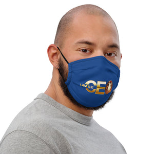 I am the CEO Face mask Royal Blue