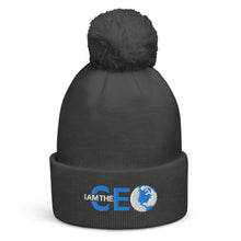 I am the CEO Pom pom beanie