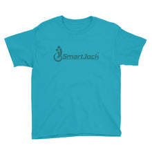 Youth Short Sleeve Ocean Blue Green Logo T-Shirt