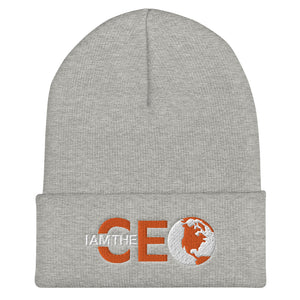 I Am The CEO Cuffed Beanie