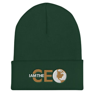 I Am The CEO Cuffed Beanie