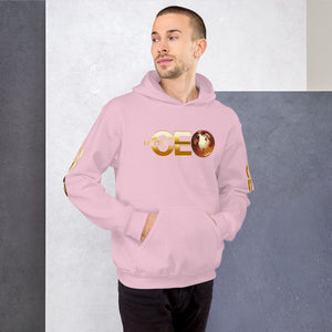 I am the CEO Unisex Hoodie (Gold sleeve)