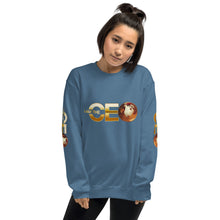 I am the CEO Unisex Sweatshirt (Gold Sleeve)