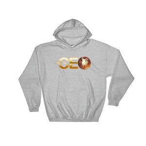 I AM the CEO Gold Heavy Blend Hooded Sweatshirt