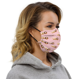 I am the CEO Unisex All Over face mask (Pink)