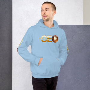 I am the CEO Unisex Hoodie (Gold sleeve)