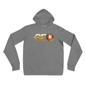 I AM the CEO Gold Fleece Unisex Hoodie