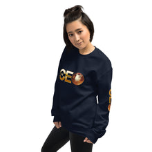 I am the CEO Unisex Sweatshirt (Gold Sleeve)