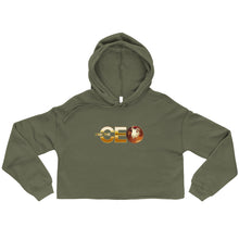 I Am The CEO Crop Hoodie (Logo on Back)