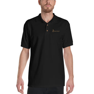 Embroidered Polo Shirt (Logo Colors: White, Black, Gray or Old Gold)