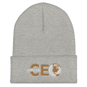 I Am The CEO Cuffed Beanie