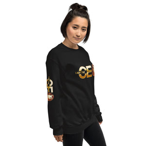 I am the CEO Unisex Sweatshirt (Gold Sleeve)