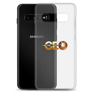 I am the CEO Samsung Case (Gold Logo)