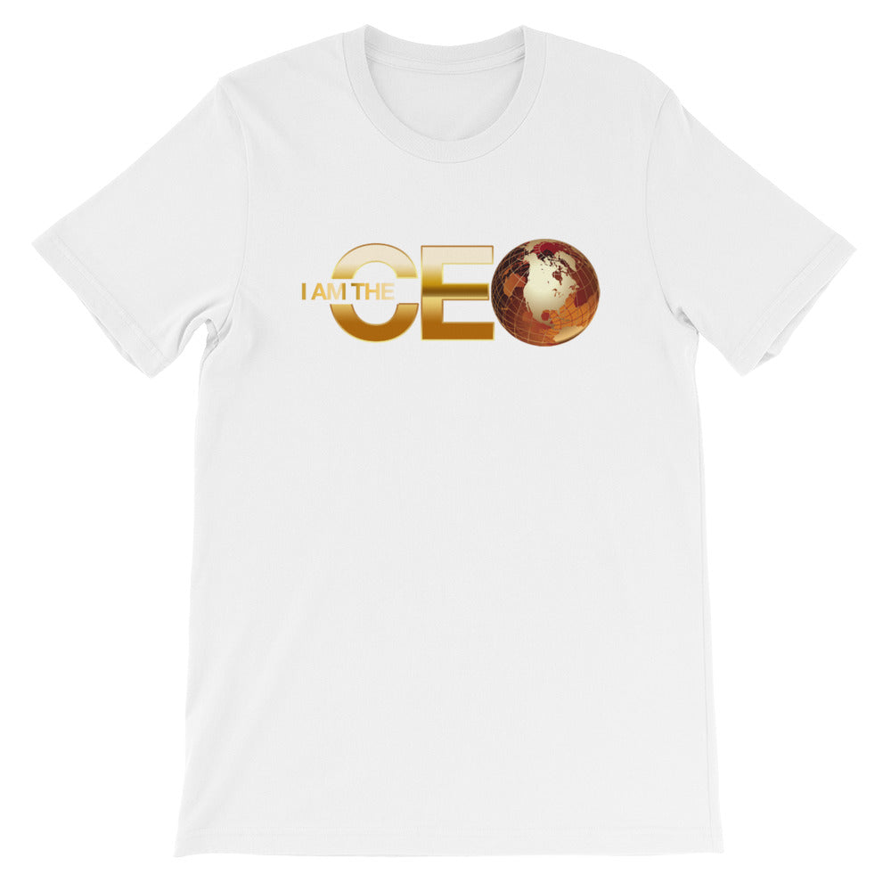 I AM the CEO Gold Short-Sleeve Unisex T-Shirt