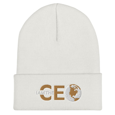 I Am The CEO Cuffed Beanie