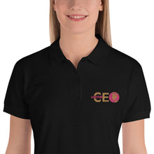 I Am The CEO Embroidered Women's Polo Shirt