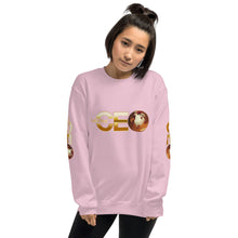 I am the CEO Unisex Sweatshirt (Gold Sleeve)