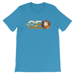 I AM the CEO Gold Short-Sleeve Unisex T-Shirt