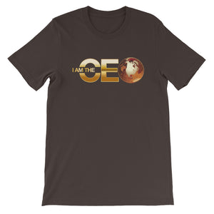 I AM the CEO Gold Short-Sleeve Unisex T-Shirt