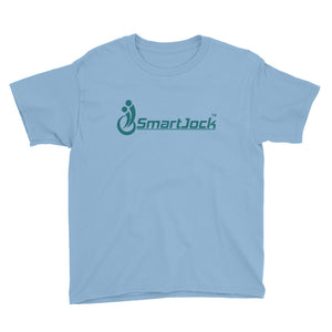 Youth Short Sleeve Ocean Blue Green Logo T-Shirt