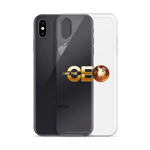 I AM the CEO Gold Logo iPhone Case