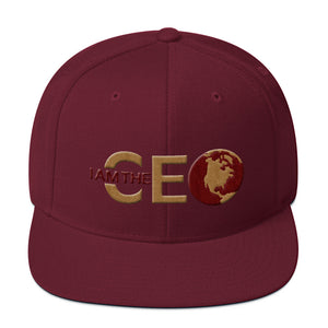 Limited Edition  I AM The CEO Snapback Hat