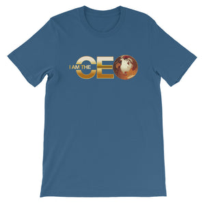 I AM the CEO Gold Short-Sleeve Unisex T-Shirt