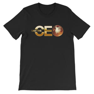 I AM the CEO Gold Short-Sleeve Unisex T-Shirt