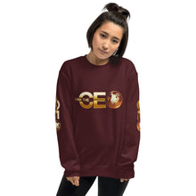 I am the CEO Unisex Sweatshirt (Gold Sleeve)