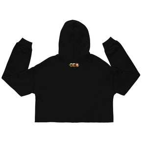 I Am The CEO Crop Hoodie (Logo on Back)