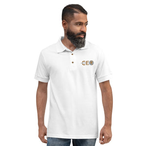 I Am The CEO Embroidered Polo Shirt