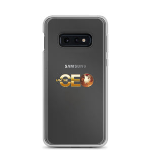 I am the CEO Samsung Case (Gold Logo)