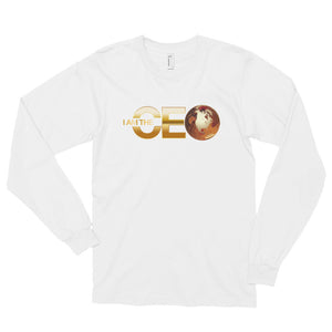 I AM the CEO Gold Long Sleeve T-Shirt (Unisex)