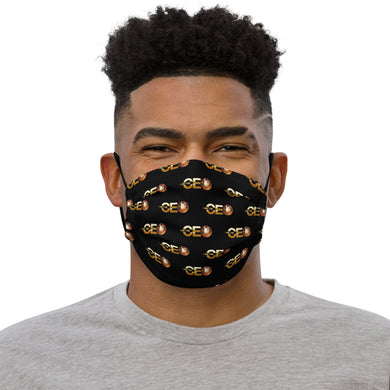 I am the CEO Unisex All Over face mask (Black)