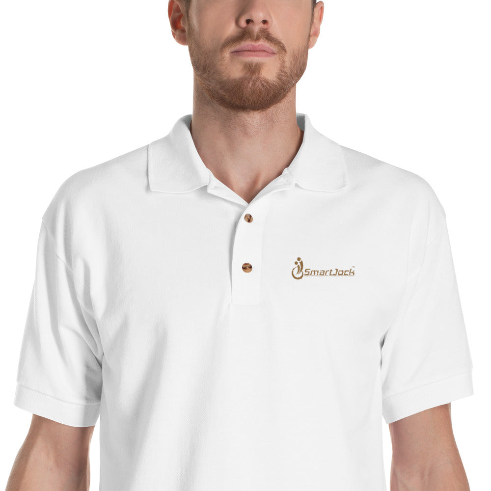 Embroidered Polo Shirt (Logo Colors: White, Black, Gray or Old Gold)