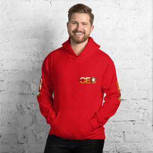 I am the CEO Unisex Hoodie (Red Sleeve)