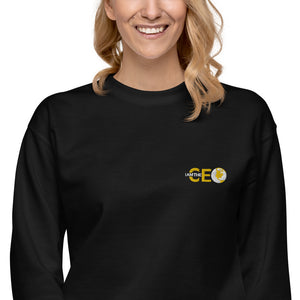 I am the CEO Unisex Fleece Pullover embroidered