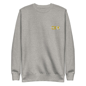 I am the CEO Unisex Fleece Pullover embroidered