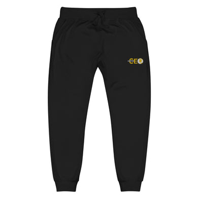 I am the CEO Unisex fleece sweatpants embroidered GOLD