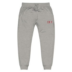 I am the CEO Unisex fleece sweatpants RED embroidered