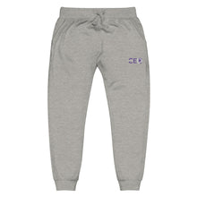 I AM THE CEO Unisex fleece sweatpants EMBROIDERED PURPLE