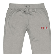 I am the CEO Unisex fleece sweatpants RED embroidered