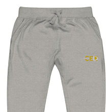 I am the CEO Unisex fleece sweatpants embroidered GOLD