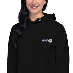 I AM THE CEO Unisex Hoodie EMBROIDERED PURPLE