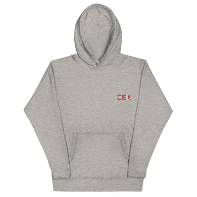 I am the CEO Unisex Hoodie embroidered RED