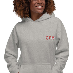 I am the CEO Unisex Hoodie embroidered RED