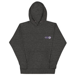 I AM THE CEO Unisex Hoodie EMBROIDERED PURPLE