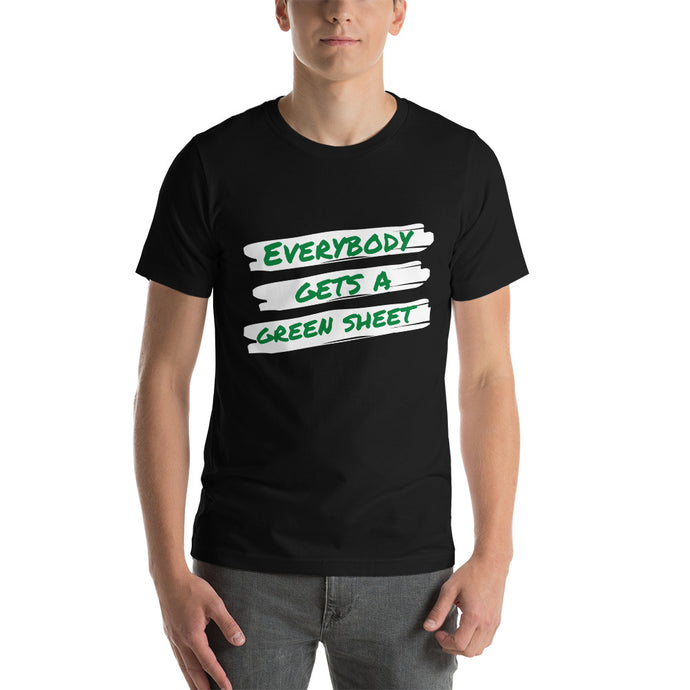 Green Sheet Short-Sleeve Unisex T-Shirt